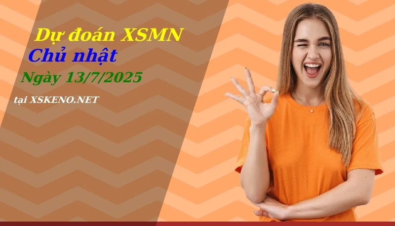 Dự đoán XSMN 13/7/2025, soi cầu kết quả Xổ Số Miền Nam chủ nhật - 13-7-2025